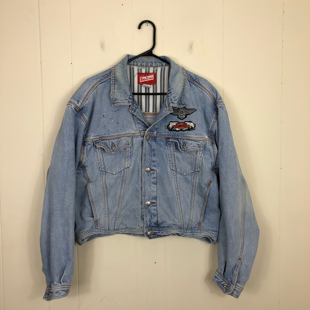Vintage Harley-Davidson Denim Jacket Sz‎ L